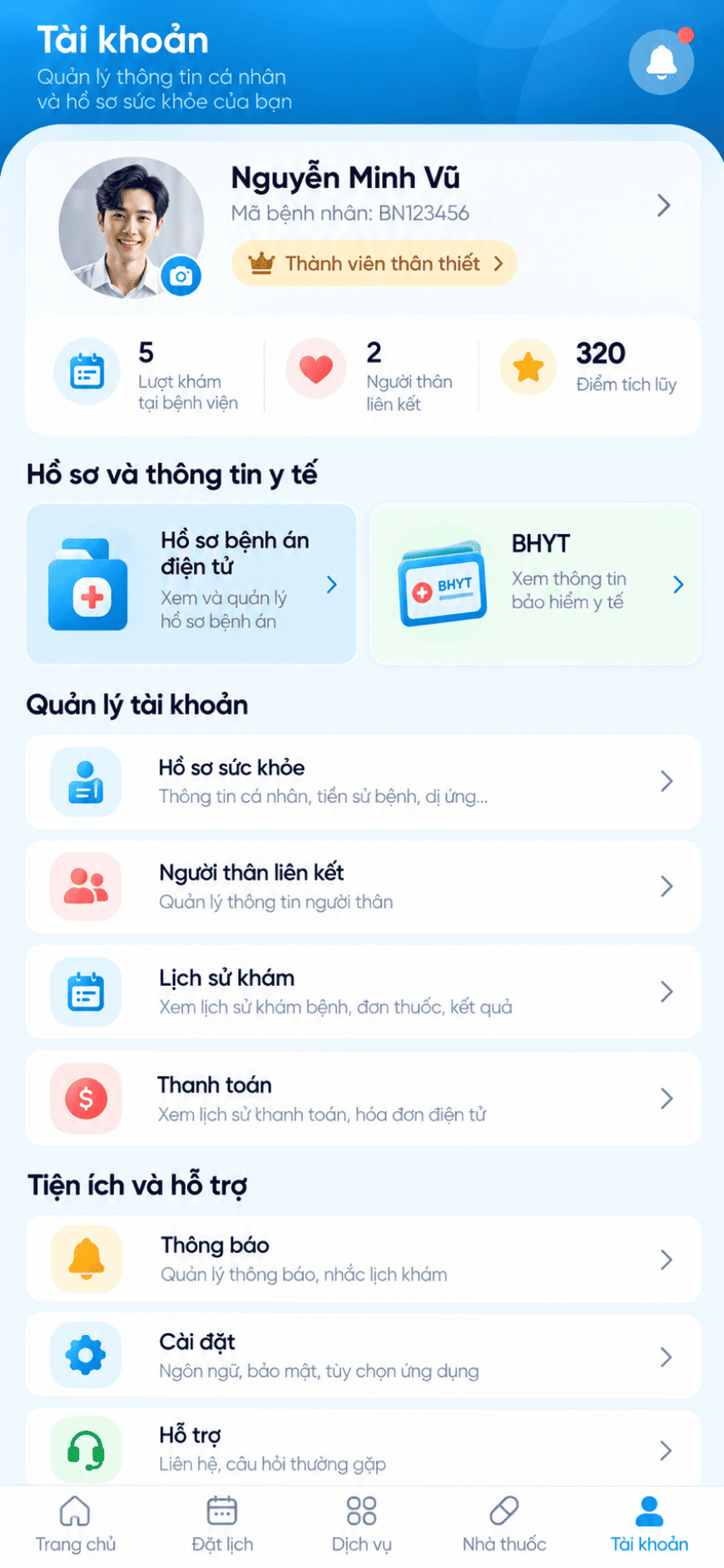 App Bệnh viện / Phòng khám